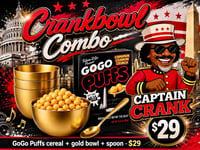Image 1 of Crankin  Combo 16oz | Cereal + Bowl & Spoon✨