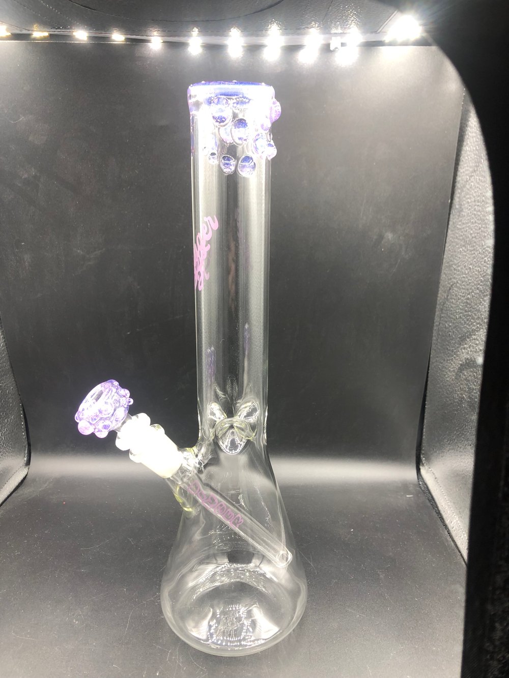 Image of 13 1/2” pink slyme beaker