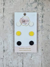 Image 1 of Canary Embossed Stud Pack