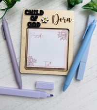 Image 1 of Child of god sticky note pad holder 