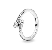 Interlinked Heart Ring