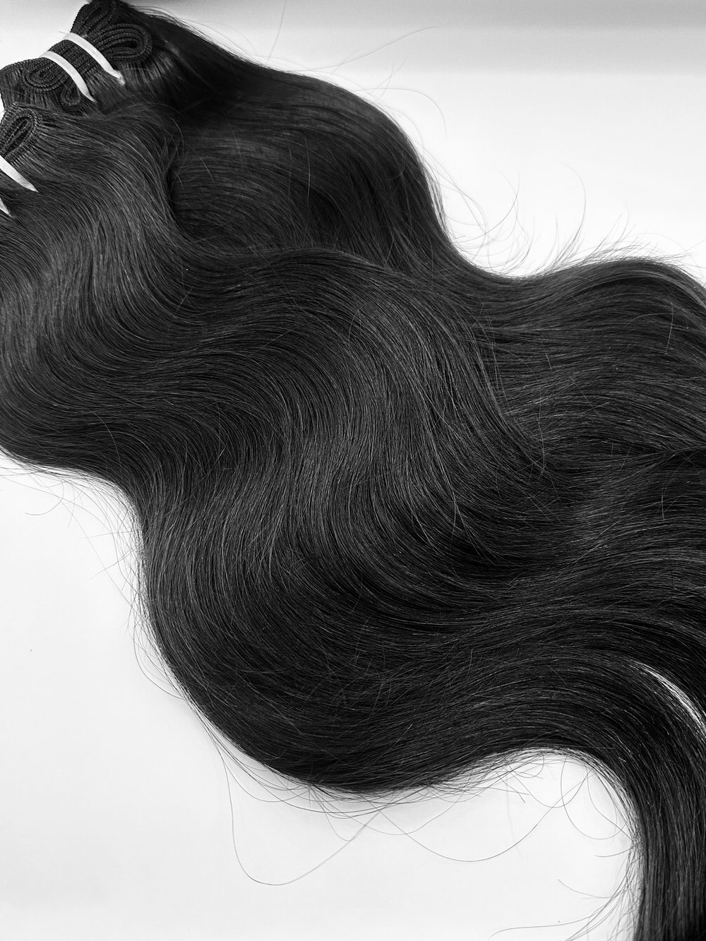 Image of Indian straight raw hair 4 bundle deal