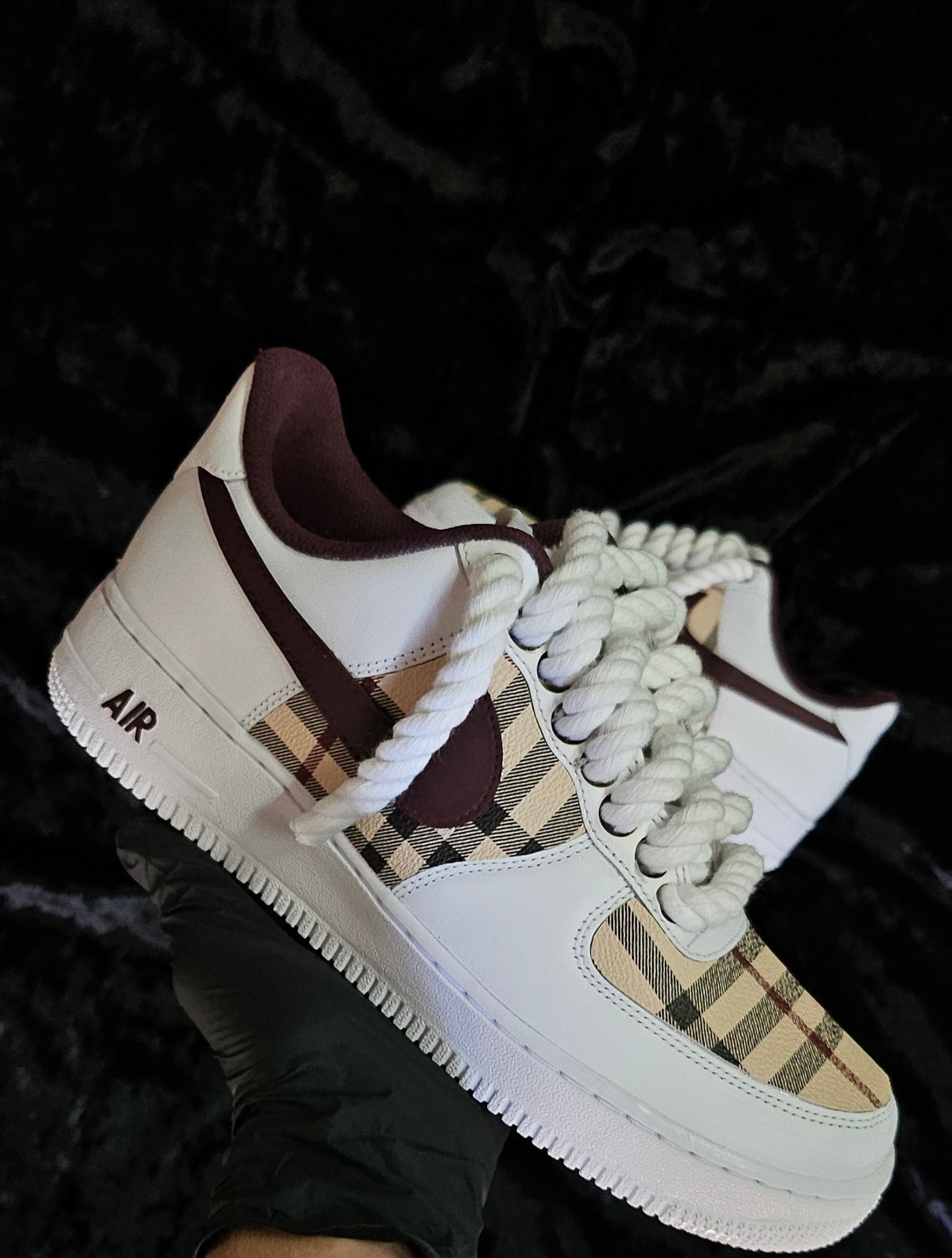 Custom burberry air force 1 hotsell