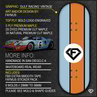 Image 1 of ‘GÜLF RACING’ + LÜXE PRO FB TAPE & FAYMUS STICKER PACK