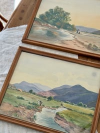 Image 3 of Paire d’aquarelles - début XXe