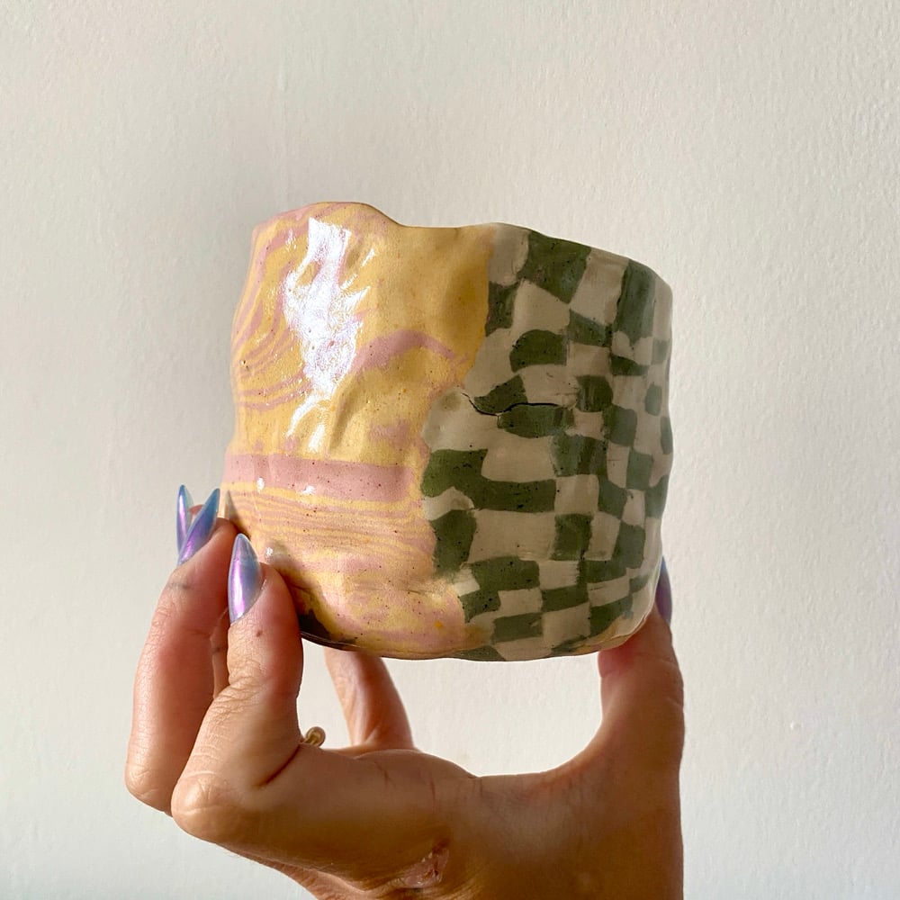 Image of Nerikomi Plant Pot *Second*