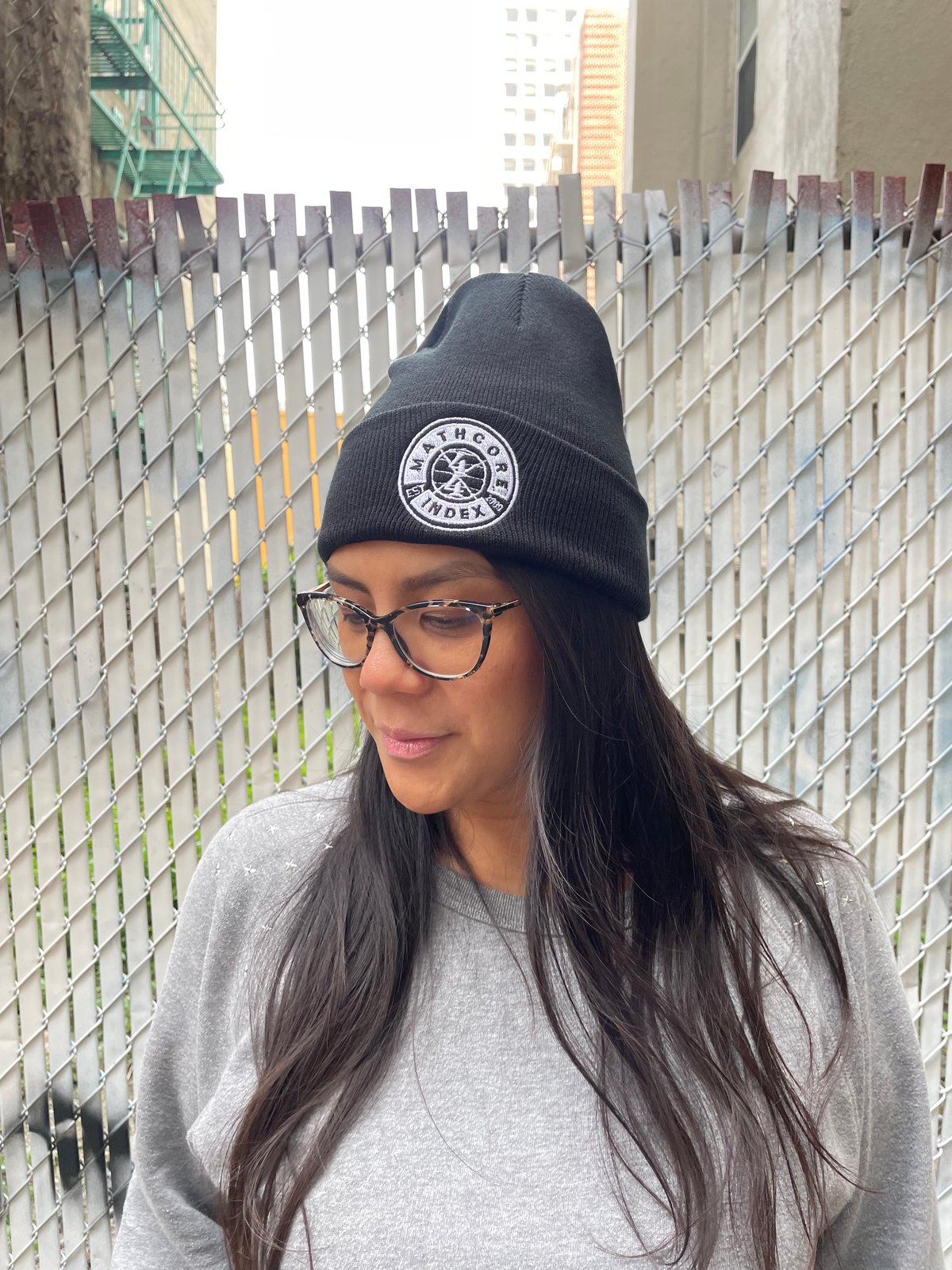 Image of Anti-4/4 beanie (black)