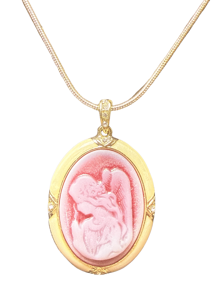 Image of Heavenly Blush Pendant Necklace