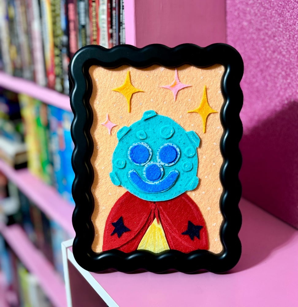 Image of “Moon Goon” Felt Art Piece