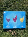 Wine glasses 11x14