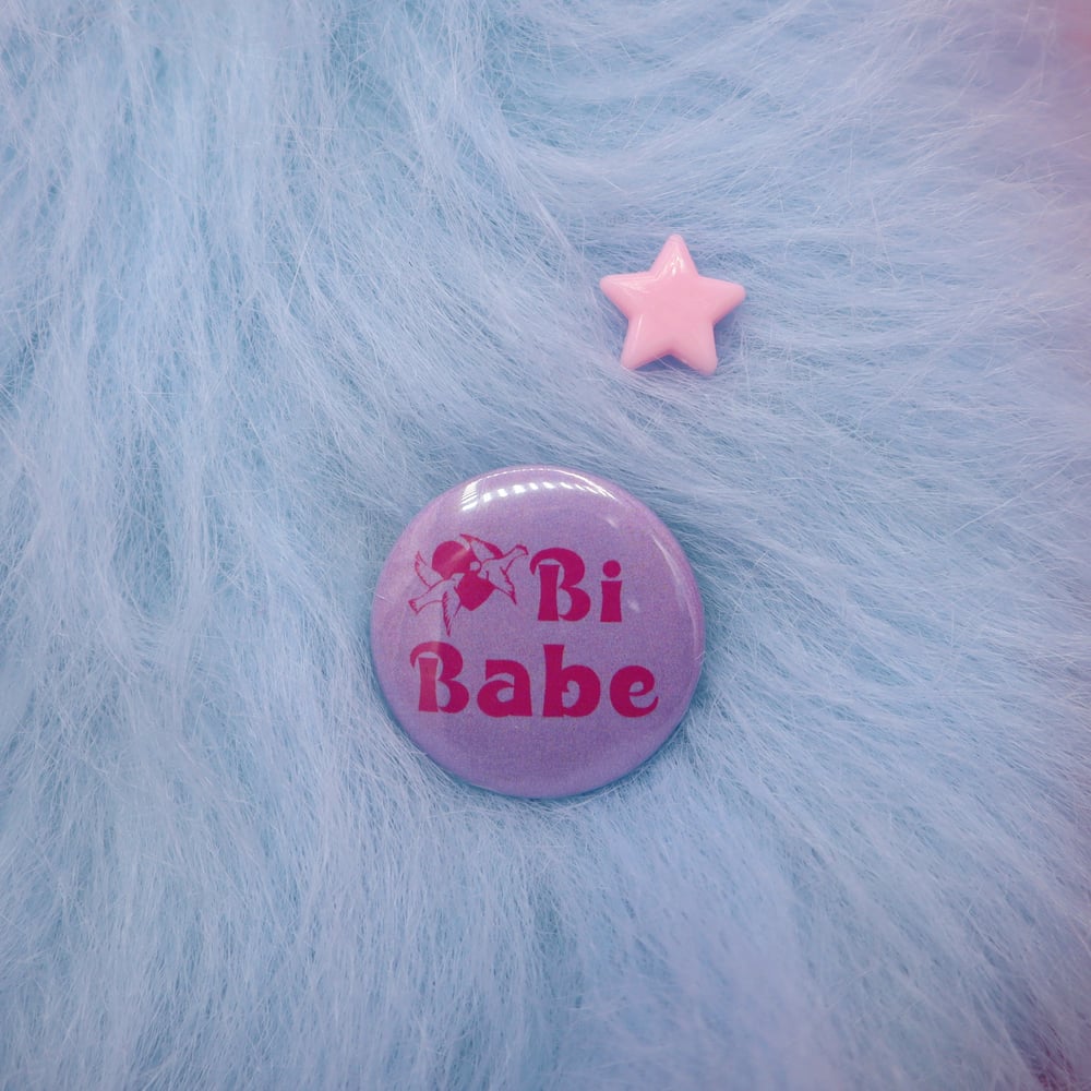 Image of Bi Babe Button Badge