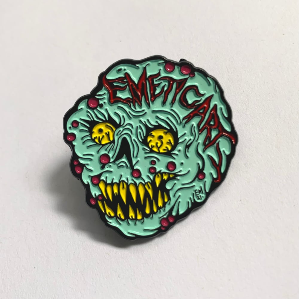 Monster Head Enamel Pin