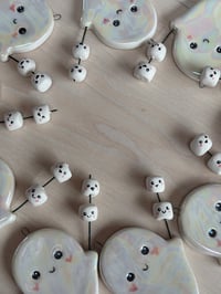 Image 2 of Ghosts toasting marshmallows 