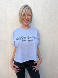 Image 2 of DESIGNER LUXE CROP TEE 
