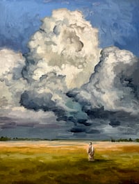A Storm is Coming Original Oil Painting 