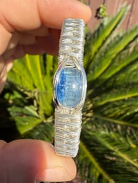 Image 4 of Blue Kyanite Sterling Silver cuff