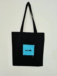 Image 1 of ‘Sunderland Ship’ (Turquoise) Tote Bag 