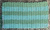 Image 2 of Green & Aqua - Two Tone - 35 Fathom - Lobster Rope Mat