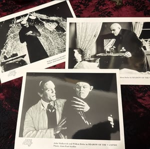 Image of Shadow Of the Vampire Press Photos & Slides w/ Comic Book
