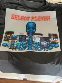 Over sized “select player” stim junkie shirt 