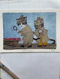 Image 2 of Detectives-A5 print  copy