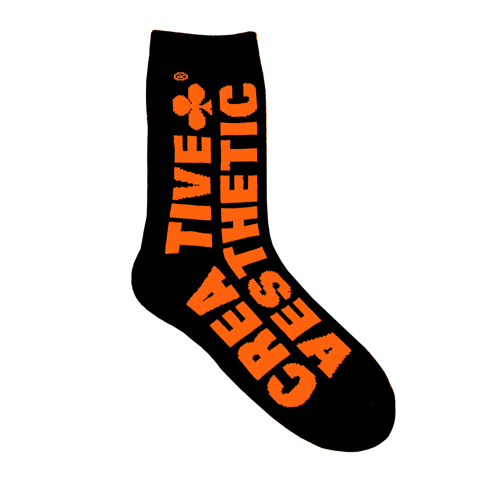 Image of C.A.E. Logo Socks Orange*