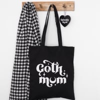 Image 1 of Goth Mum / Mom  Polycotton Tote Bag 