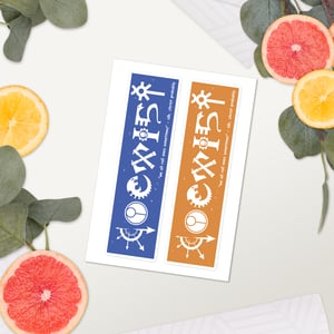 Image of Coexist Sticker Sheet - Set of 2