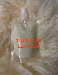 Tropical leather squeeze wax melts
