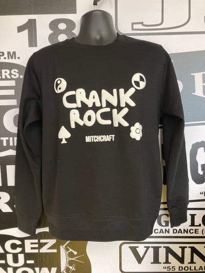 Image of CRANKROCK/MITCHCRAFT BLK Crewneck Sweatshirt
