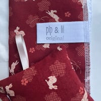 Image 1 of Red Rabbits Japanese Matchy set