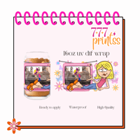 Lizzie TV UV DTF Cup wrap