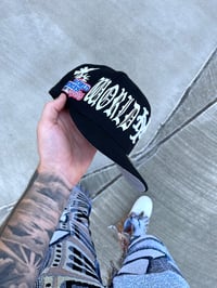 Image 2 of  BLACK “WORLDWIDE” NEW YORK METS CUSTOM FITTED