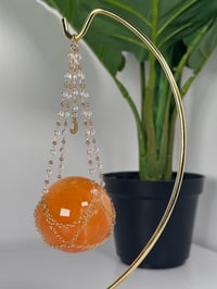 Image 1 of HANGING SPHERE HOLDERS (FOR SMALL-MEDIUM SIZED SPHERES) -GOLD-