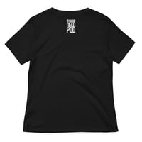 Image 2 of The Captain's Tee (Women's Black V-neck)