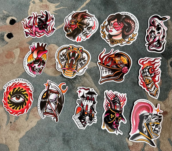 Image of STICKER PACKS (13 stickers!) 
