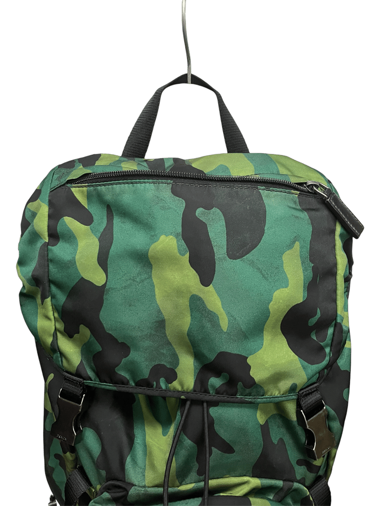 Image of Prada Tessuto Camo Nylon Bag