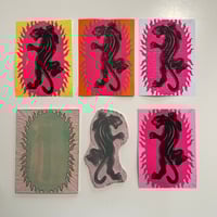 Image 1 of Panther Linocut Prints 