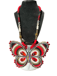 Image 2 of War Paint Butterfly Medallion 