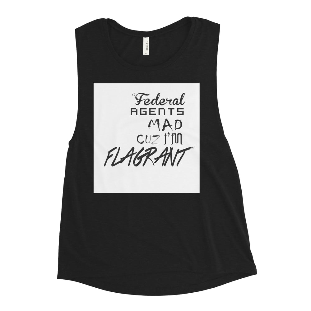 Image of RJ Rhonda Jane X Flagrant City Federal Agents Tank Top