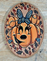 RTS Wood Art- Pumpkin Frankie Babe