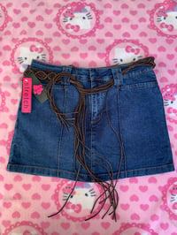 Image 1 of Y2K belted skirt 