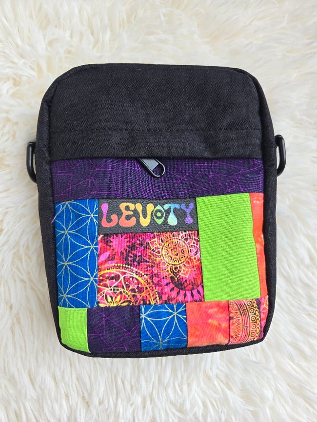  Levity patchwork crossbody bags