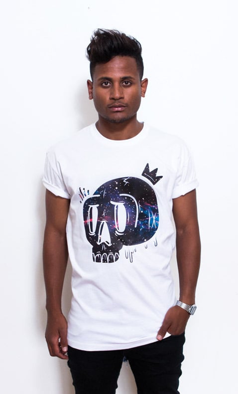 Image of Space Skull<br>Mens Tee