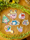 Kirby Transformed Stickers