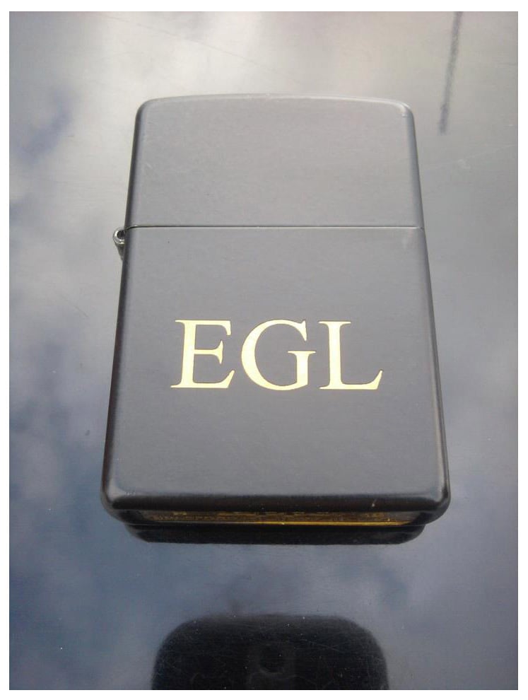 Image of Custom Black Zippo