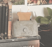 Image 1 of Mini Cement Candle Toaster 