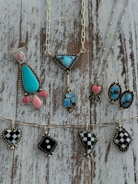 Image 3 of Pink Conch Heart Necklace