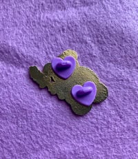 Image 3 of Lavender Bohug Enamel Pin