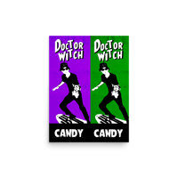 Halloween Surfer Candy Poster